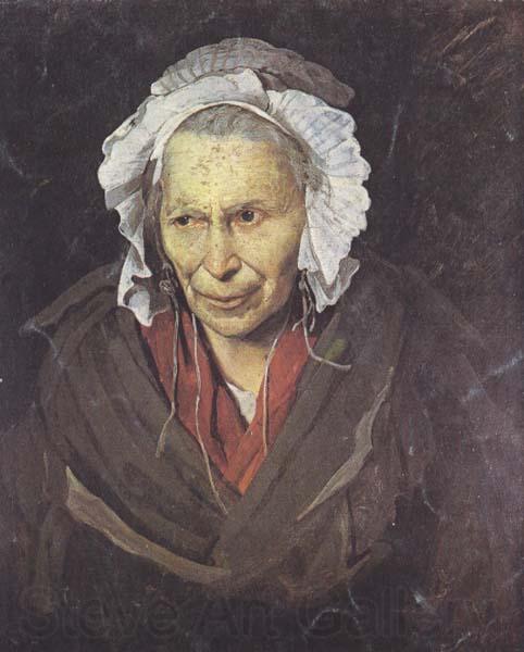 Theodore Gericault The Mad Woman with a Mania of Envy (mk45) Norge oil painting art